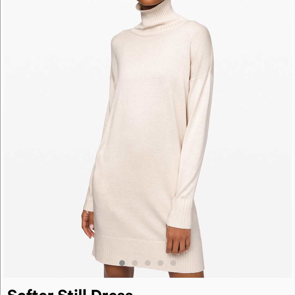 Lululemon softer still dress light ivory